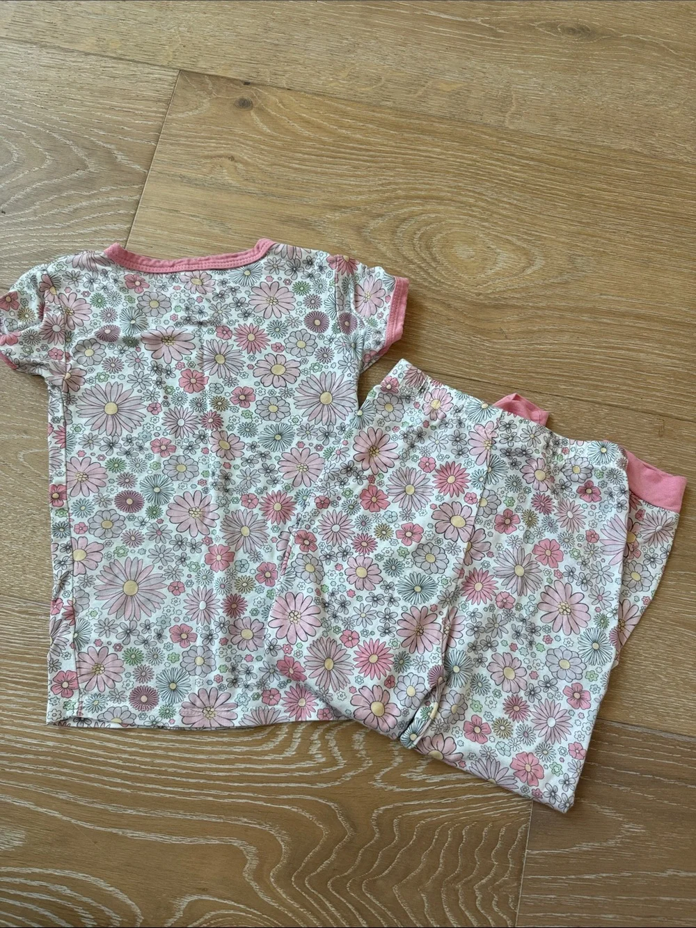 Milkberry Floral Bamboo girls Pajamas Size 4T